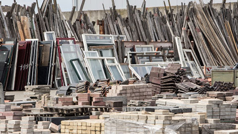 Ved cirkulært byggeri indgår eksisterende og allerede anvendte byggematerialer i nye byggerier.